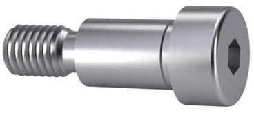 Hexagon socket head shoulder screw tolerance f9 ISO ≈7379 Steel Plain 012.9