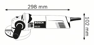 Bosch Sarokcsiszoló GWS1400