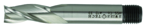 Swiss Tech Spiebaanfrees 3 snijder DIN 327 Regular Cobalt HSS Ongecoat 10,0MM