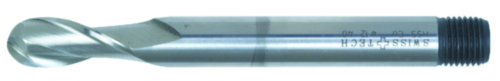 Swiss Tech Radiusfrees 2 snijder DIN 327 Long Cobalt HSS Ongecoat 8,0MM