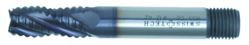 Swiss Tech Hrubovacie frézy DIN 844 Regular Hrubý  Cobalt HSS TiALN 10,0MM