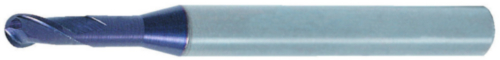 Swiss Tech Slot drill ball nose 2 flute Regular Carbide Q-Coat 1,5MM